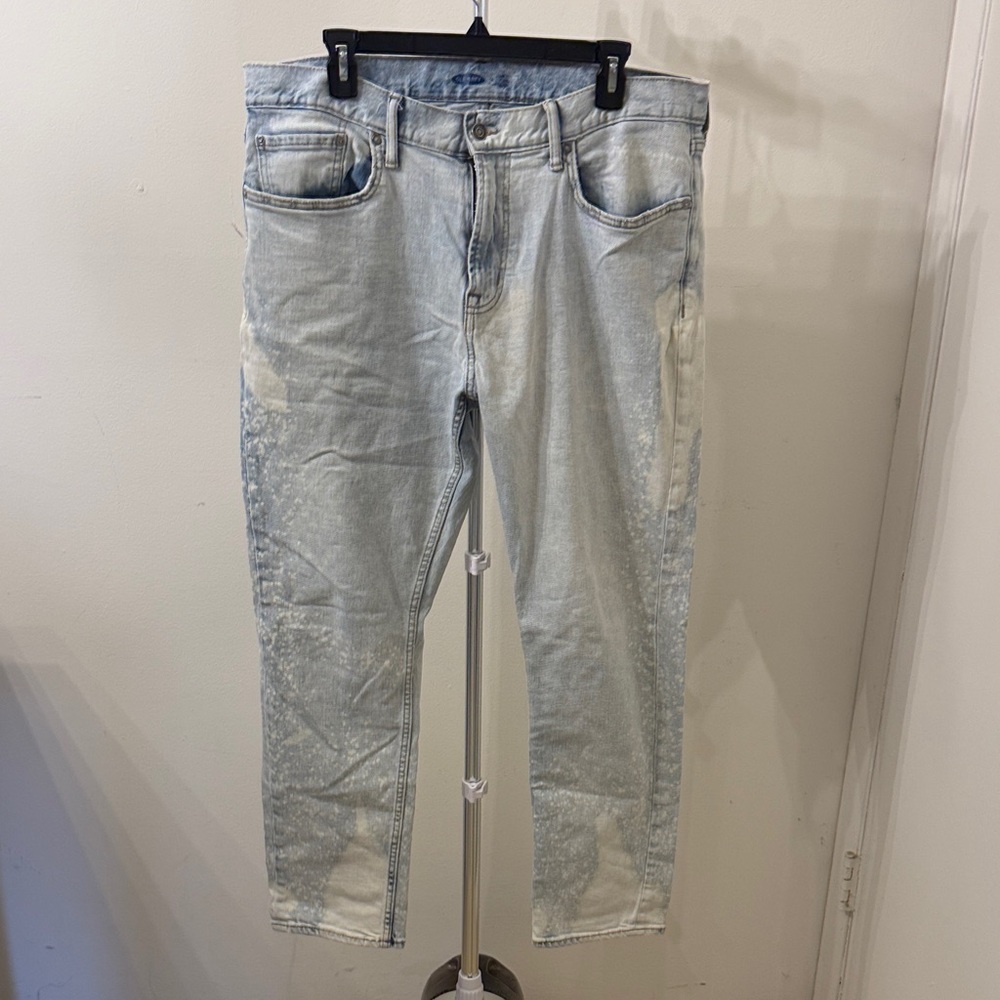 Old Navy Faded Blue Straight Jeans